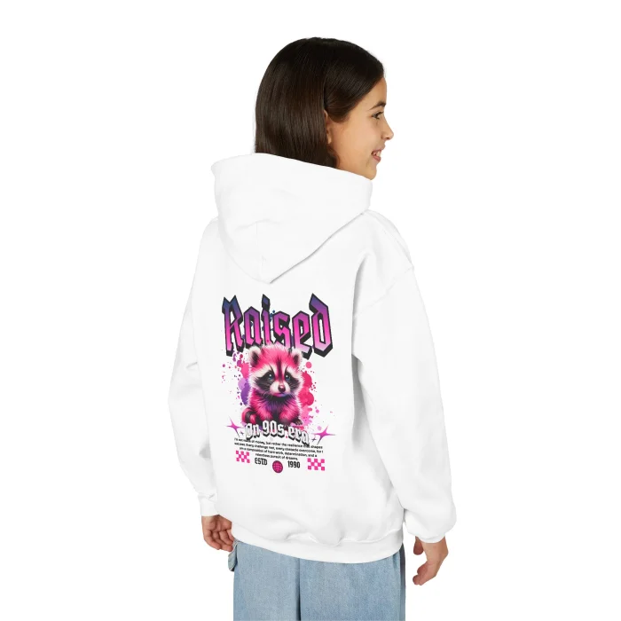 Bluza z kapturem Dziecięca z nadrukiem Raised on 90's Era